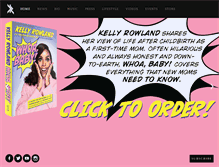 Tablet Screenshot of kellyrowland.com